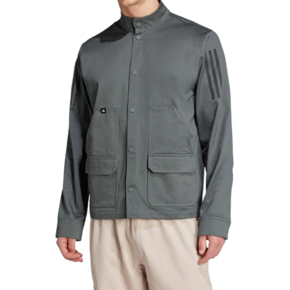 Adidas Trackstand Utility Cycling Jacket Men's Medium M Legend Ivy NWT